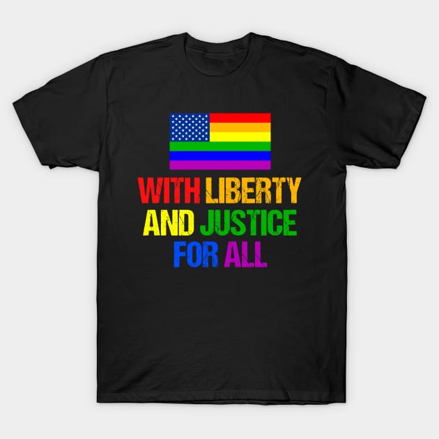 LGBT American Equal Rights T-Shirt by epiclovedesigns